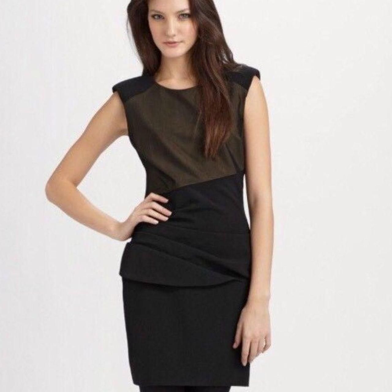 Black-Halo Women's Black And Brown Dress